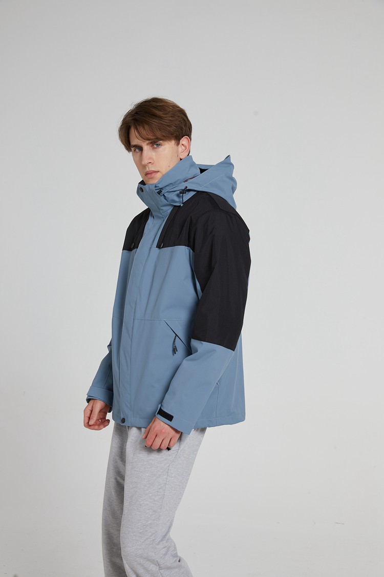 沖鋒衣定制男款側面