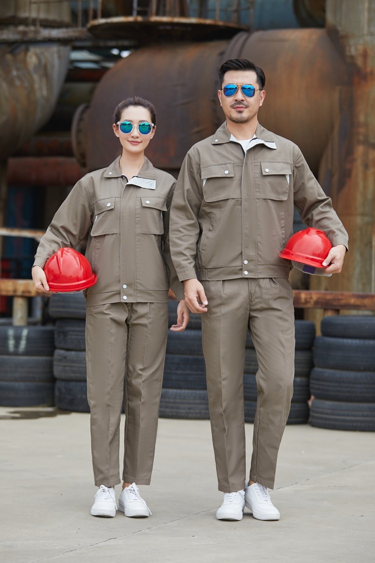 滌棉長袖工作服定做 滌棉長袖工作服定做