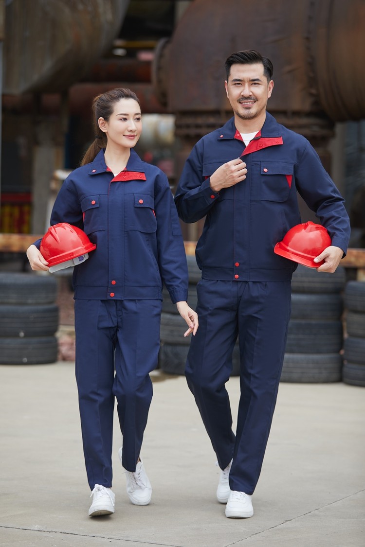 滌棉長袖工作服定做 滌棉長袖工作服定做