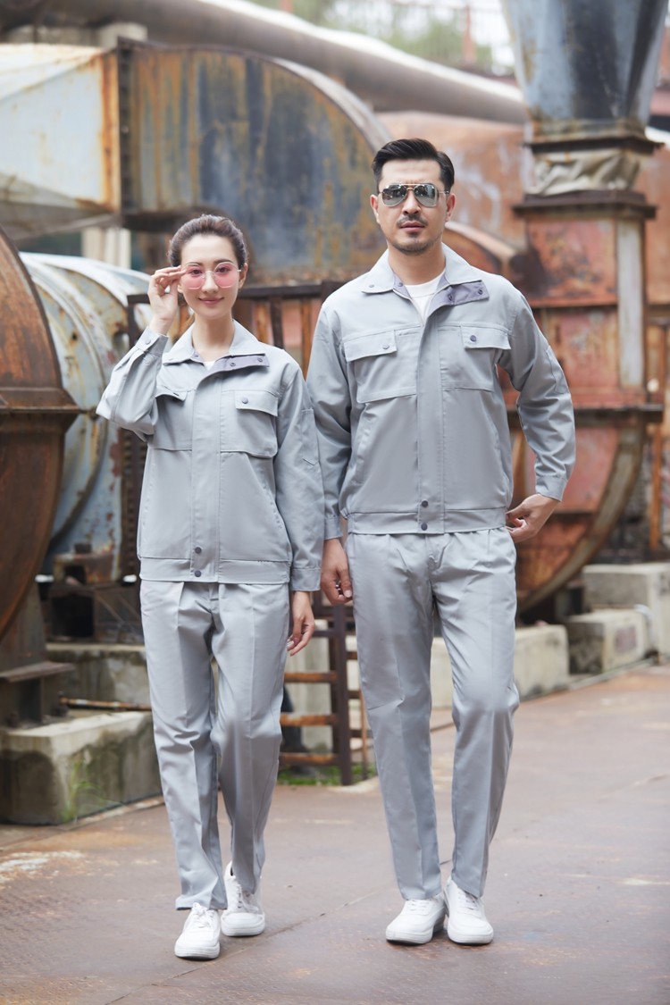 滌棉長袖工作服定做 滌棉長袖工作服定做