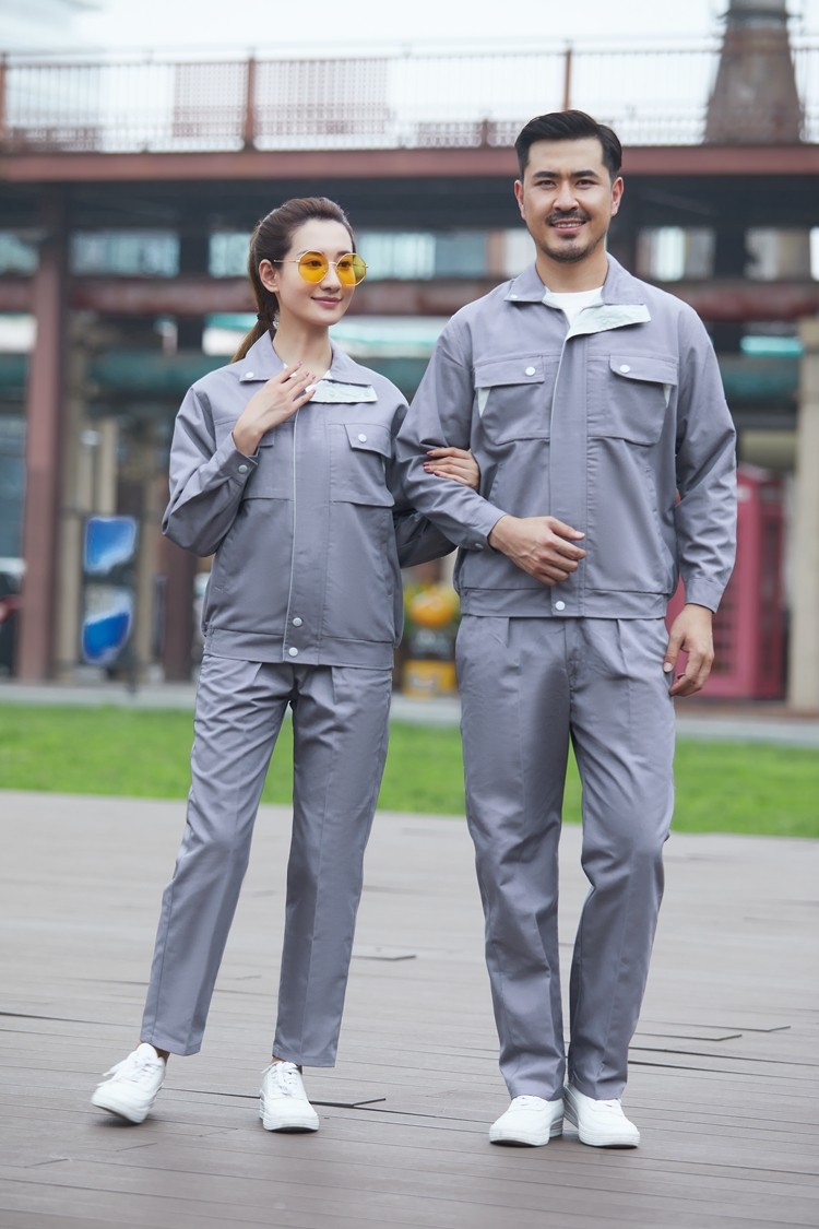 滌棉長袖工作服定做 滌棉長袖工作服定做