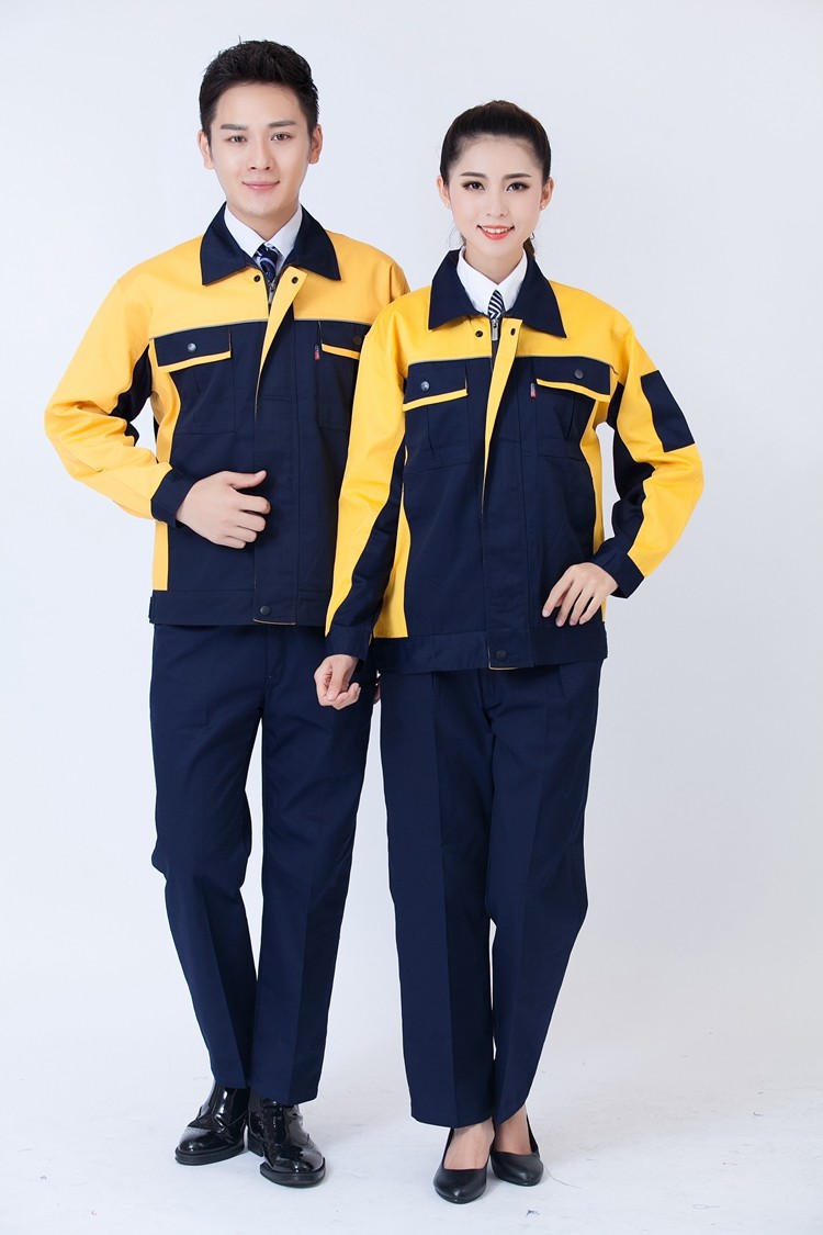 春秋長袖滌棉工作服