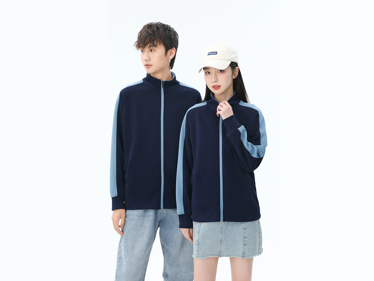 撞色立領(lǐng)衛(wèi)衣定制 撞色立領(lǐng)衛(wèi)衣定制