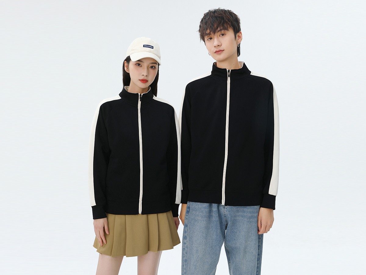 撞色立領(lǐng)衛(wèi)衣定制 撞色立領(lǐng)衛(wèi)衣定制