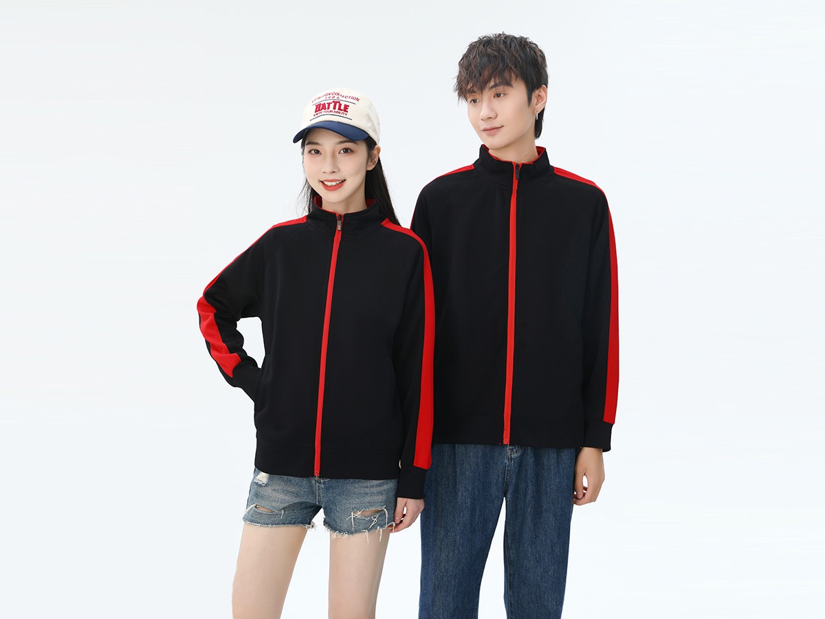 撞色立領(lǐng)衛(wèi)衣定制 撞色立領(lǐng)衛(wèi)衣定制