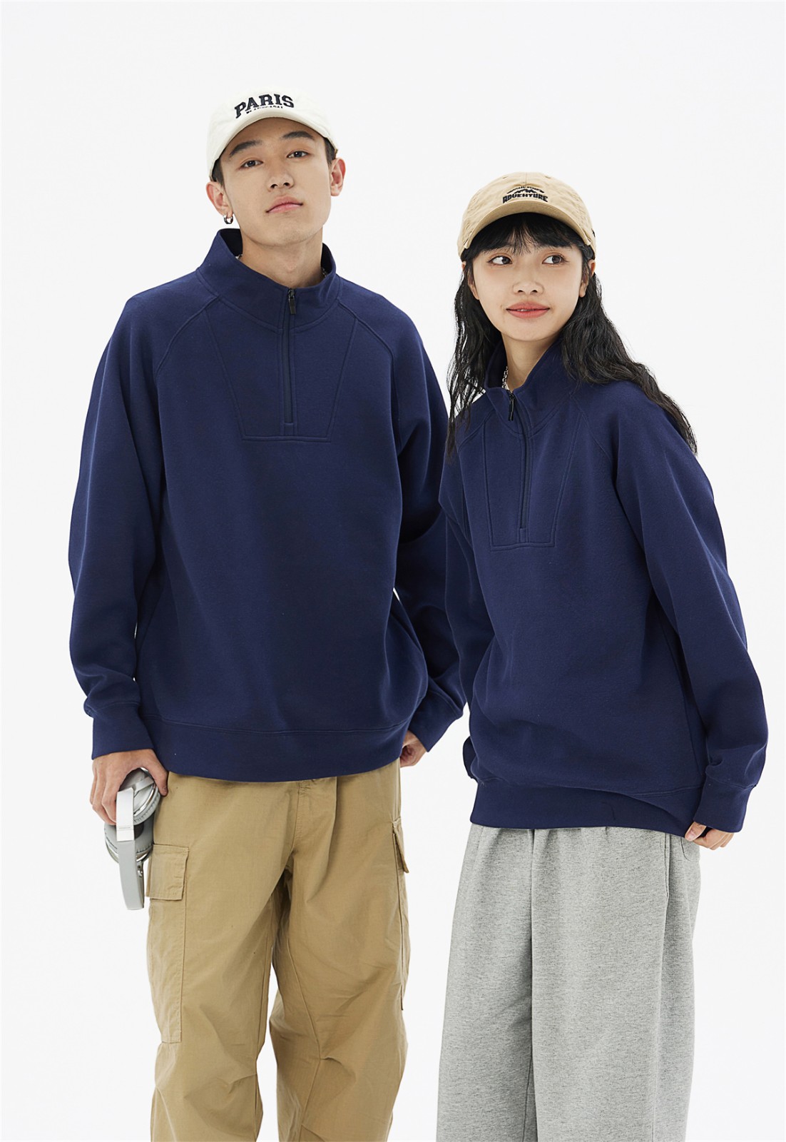 衛衣定制模特上身圖