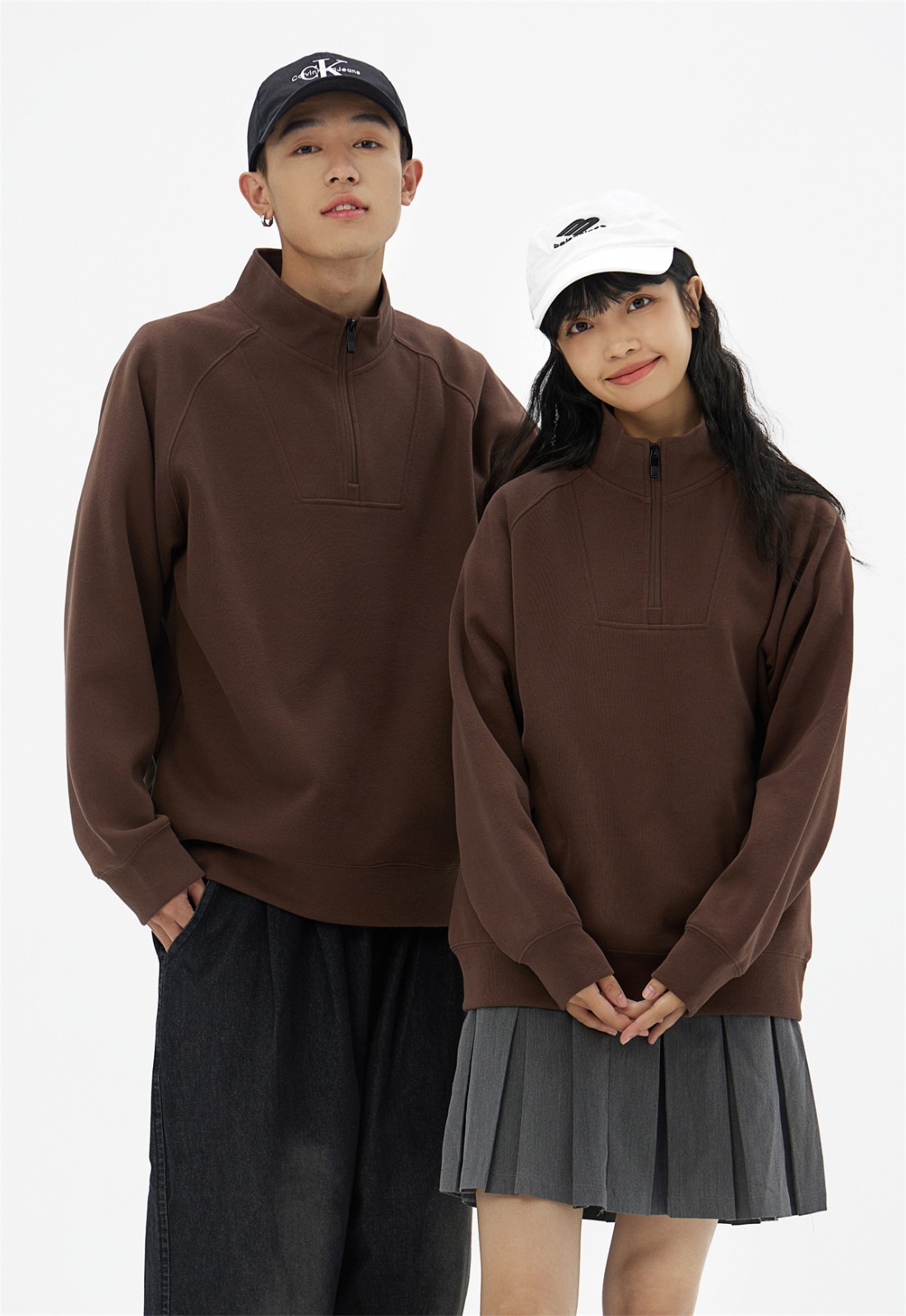 衛衣定制模特上身圖