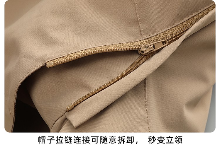 沖鋒衣細節展示