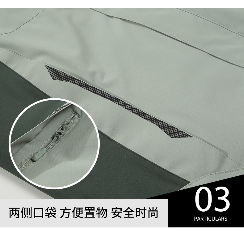 沖鋒衣細節展示 沖鋒衣細節展示